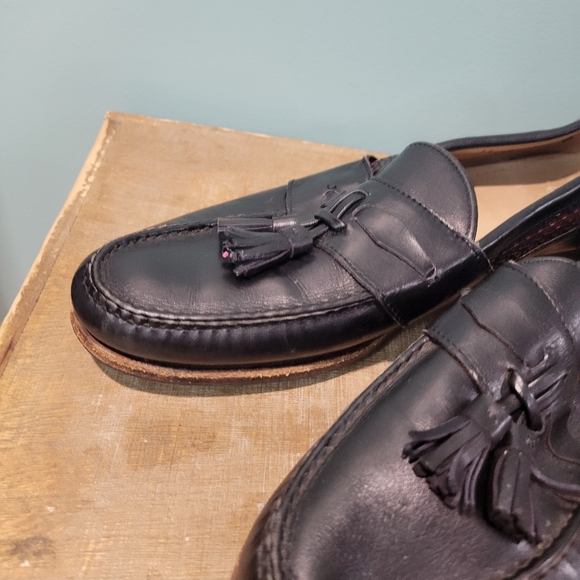 Allen Edmonds USA Made Bennington Tassel Woven Leather Men's Loafers Size 12 - Picture 2 of 7